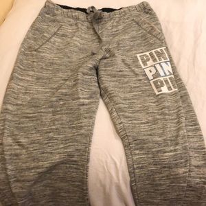 Pink boyfriend lounge pants